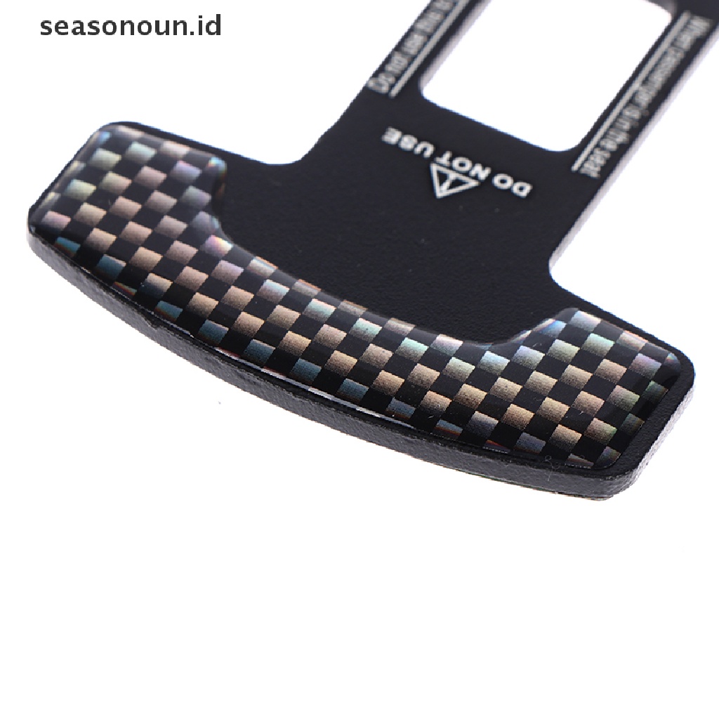 【seasonoun】 Car Safety Buckle Clasp Plug Clip Seat Belt Card Buckle Seat Belt Accessories .