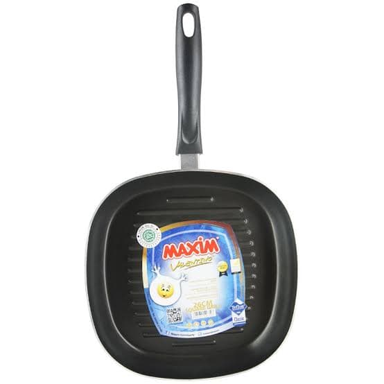 Maxim valentino square grill pan 26cm teflon