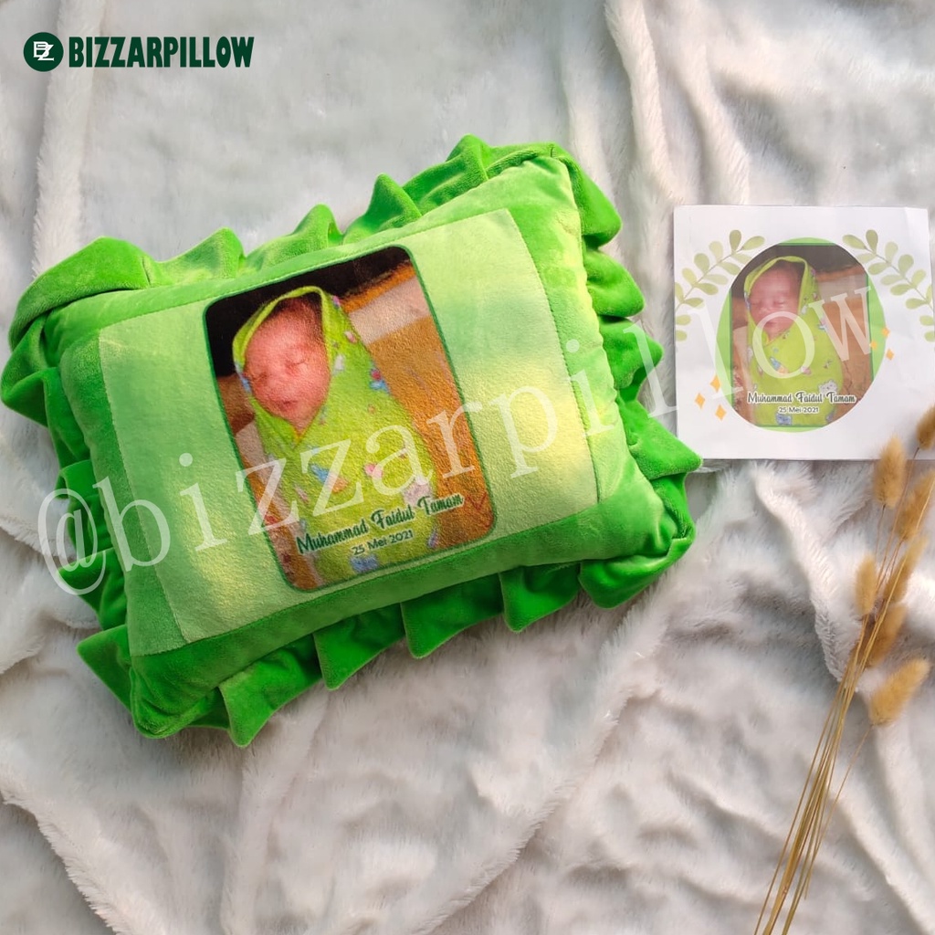 Bizzarpillow Bantal Guling Bayi / Kado Baby Newborn BZ162