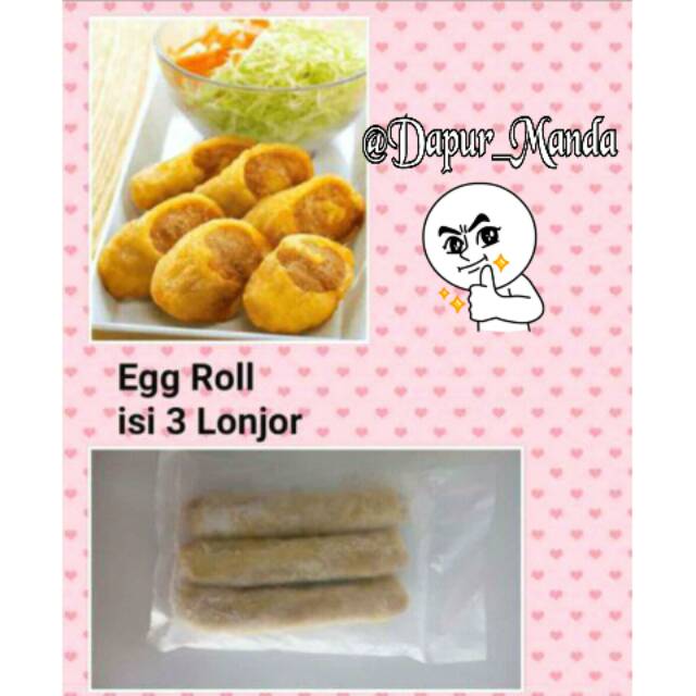 

Egg Chicken Rolll Isi 3Lonjor Besar