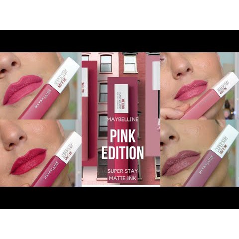 MAYBELLINE SUPERSTAY MATTE INK PINK EDITION