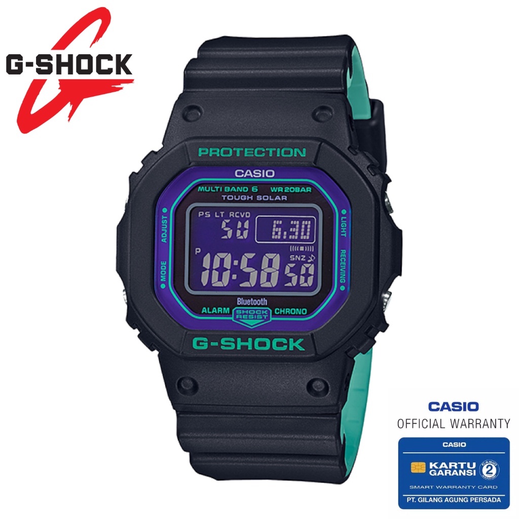 Casio G-Shock Original GW-B5600BL-1DR 90'S BLUE AND PURPLE ACCENT SERIES
