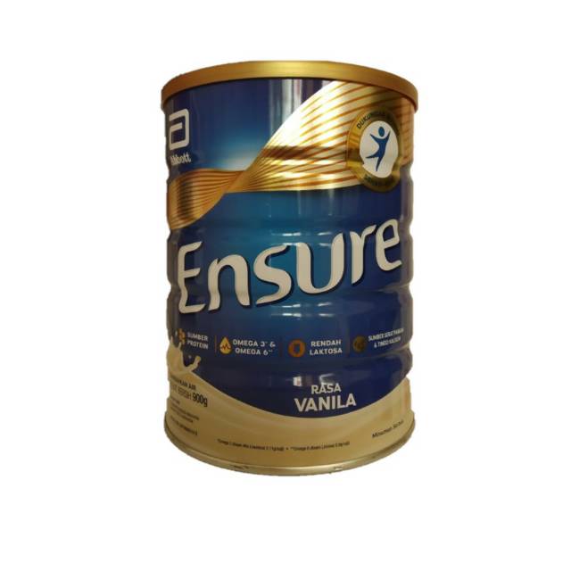 

ENSURE Susu Rendah Laktosa Vanila 900gr(kemasan baru)