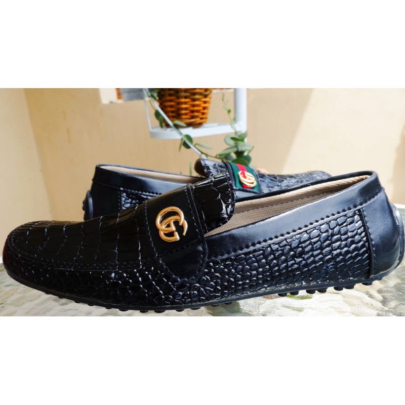 sepatu gucci / sepatu semi pantopel pria / sepatu santai pria