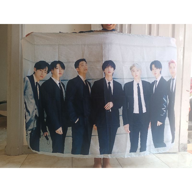 Poster Kain BTS bisa Custom