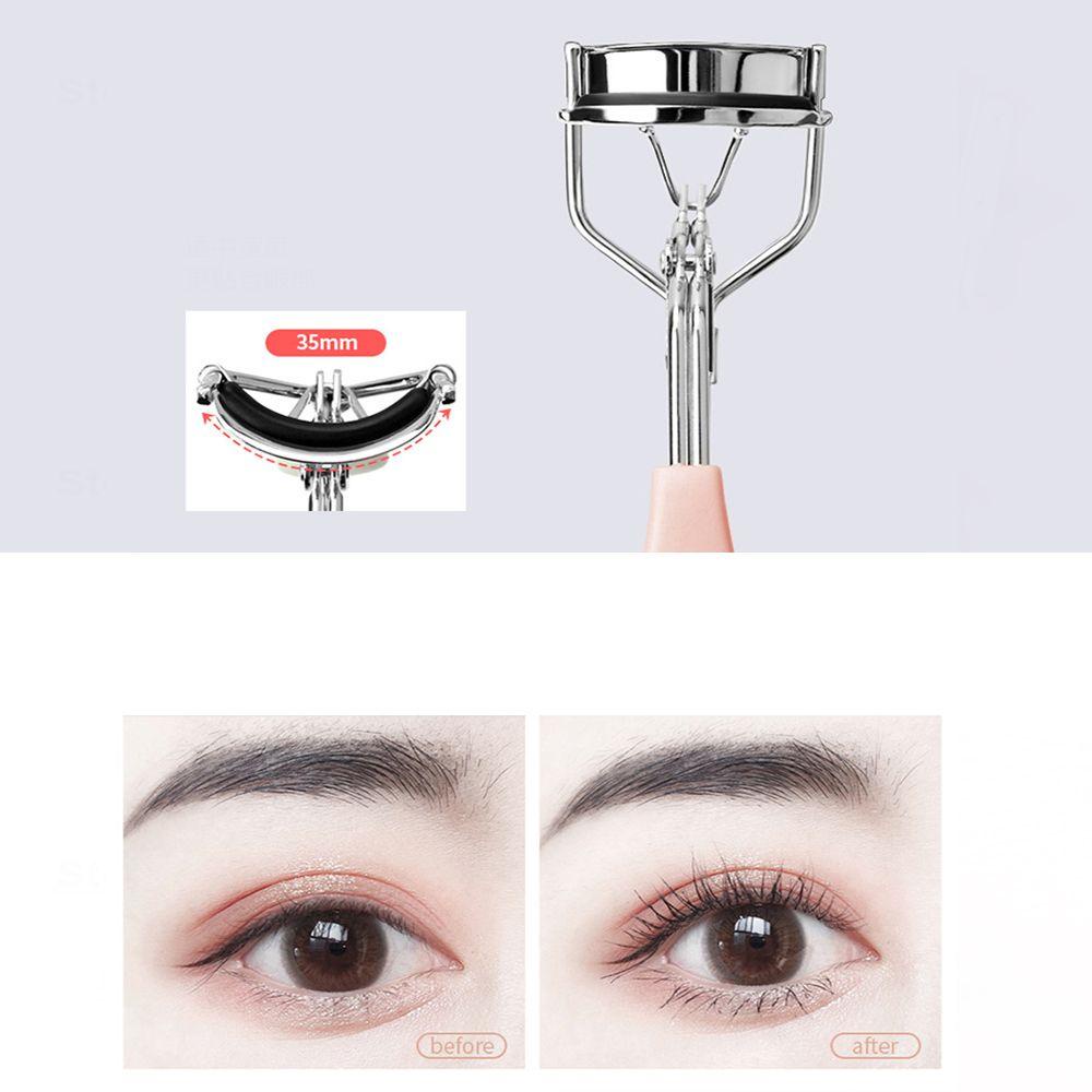 Needway   Wanita Pengeriting Bulu Mata Sudut Lebar Datar Pegangan Dikeriting Bulu Mata Alat Kecantikan Gaya Alam Bulu Mata Palsu Ekstensi