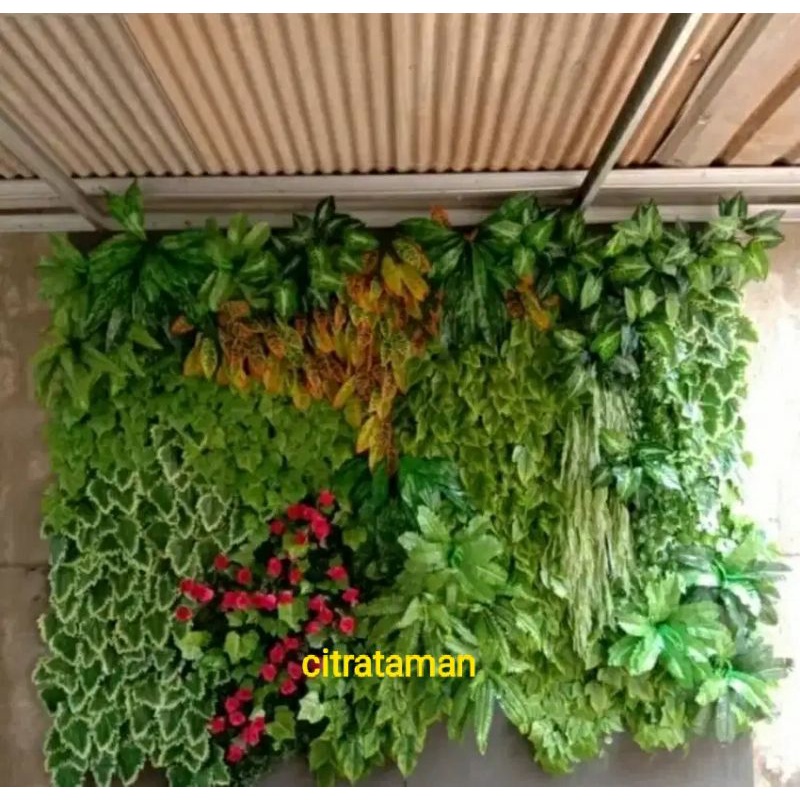 jasa taman Vertical garden sintetis