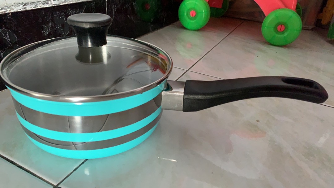 Panci Susu Saucepan Stainless 16 Cm Colouris Maspion