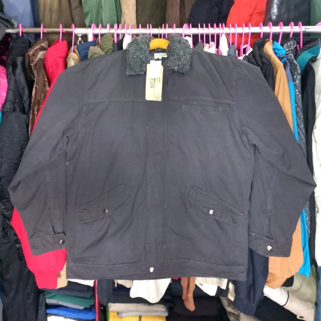 Jual Jaket Parka Piston AbuAbu Shopee Indonesia