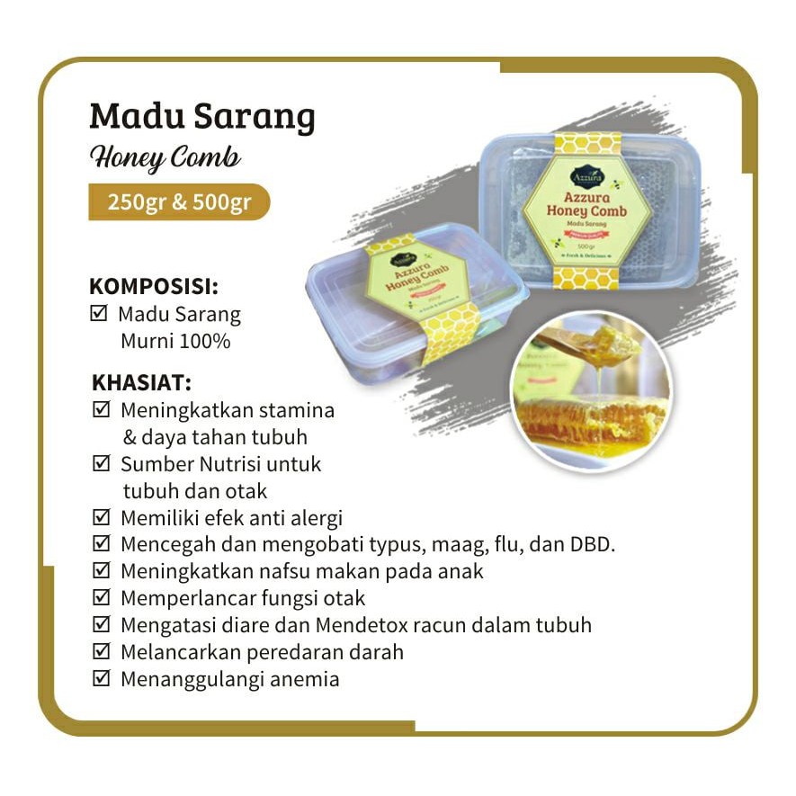 

Madu Honey Comb - Madu Sarang
