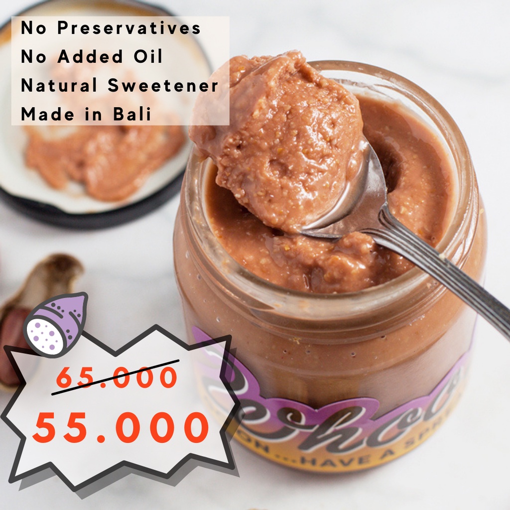 

Whoo! Spread Taro Peanut Butter[200gr] | Healthy & Natural Peanut Butter