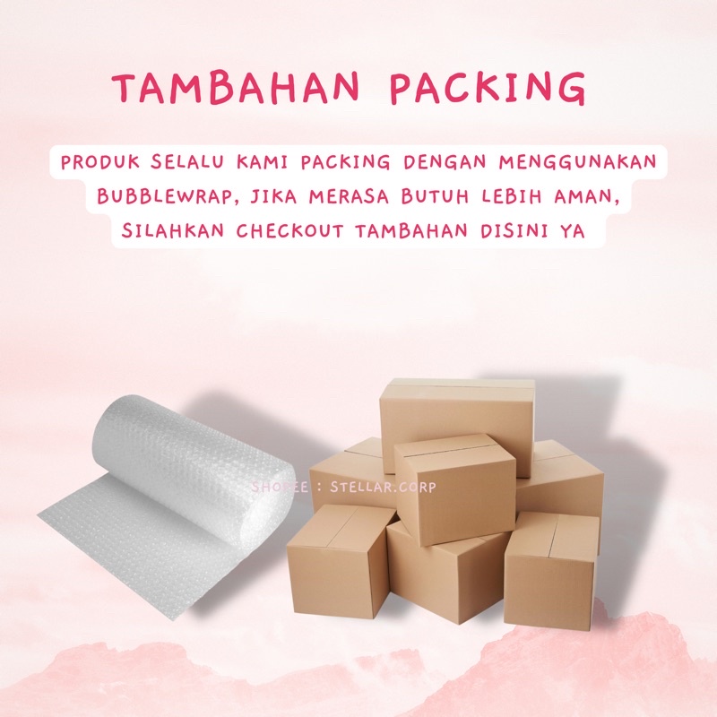 

EXTRA BUBBLE WRAP DAN KARDUS