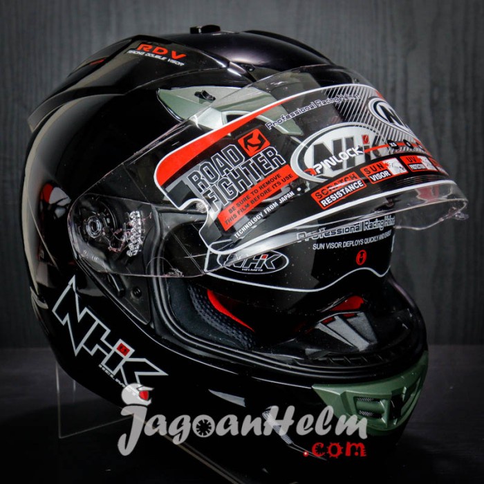 Nhk Helm Gp1000 Solid Ringan Gp 1000 Fullface Termurah