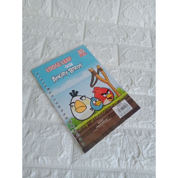 

ISI BINDER BUKU CATATAN MURAH LUCU MOTIF ANGRY BIRD