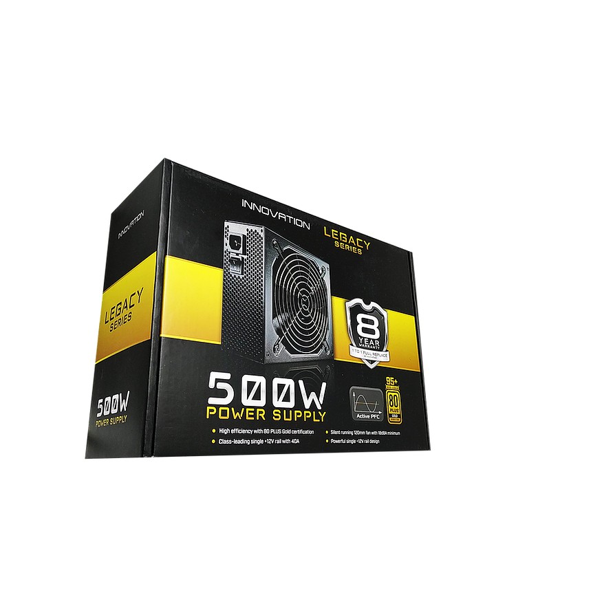 Power Supply Innovation PSU 500W Gold Garansi 8 tahun