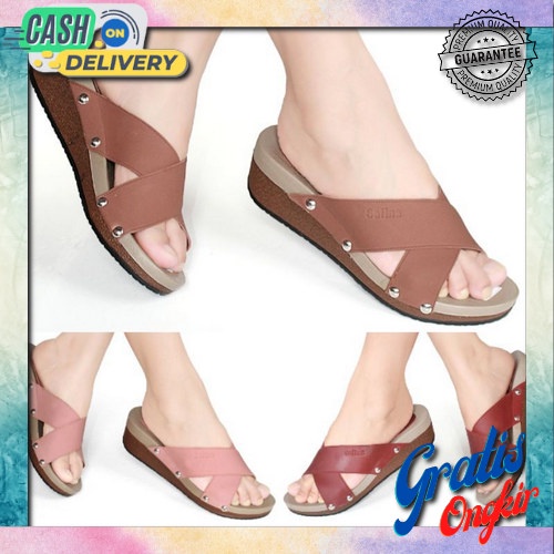 Is19 New Wedges Pj01Wedges Wanita Murah Batam Import Abg Wanita M Ib521 Sandal Wedges Mr113 Kunyit -