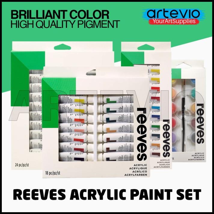 

Cat Acrylic / Cat Akrilik Set / Reeves Acrylic Paint Set