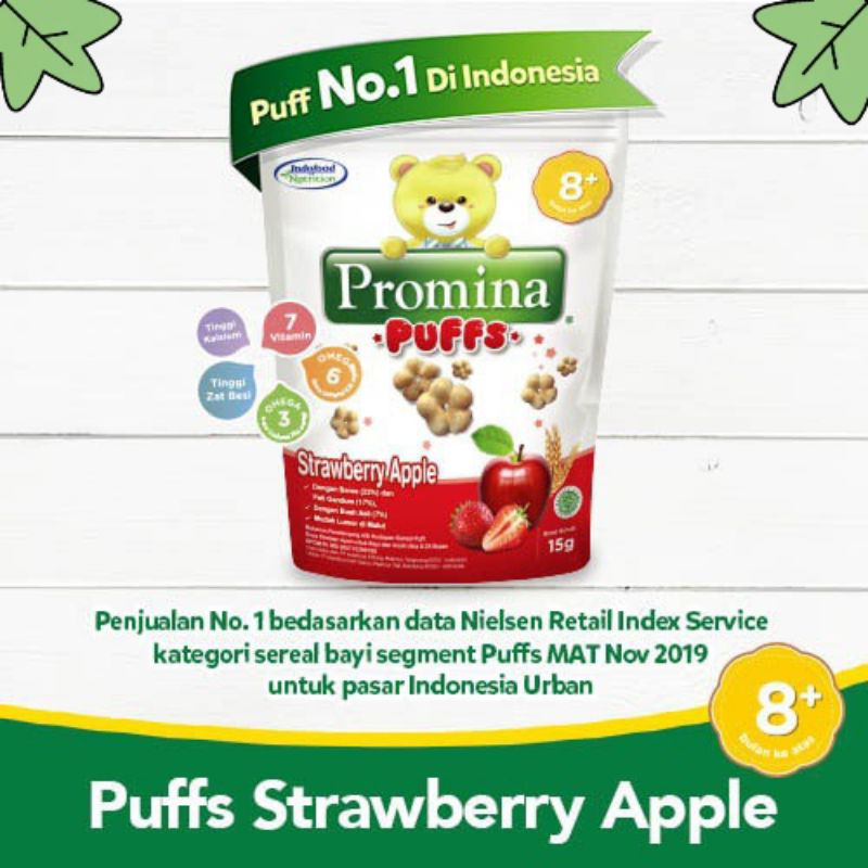 promina puff snack sereal cemilan bayi