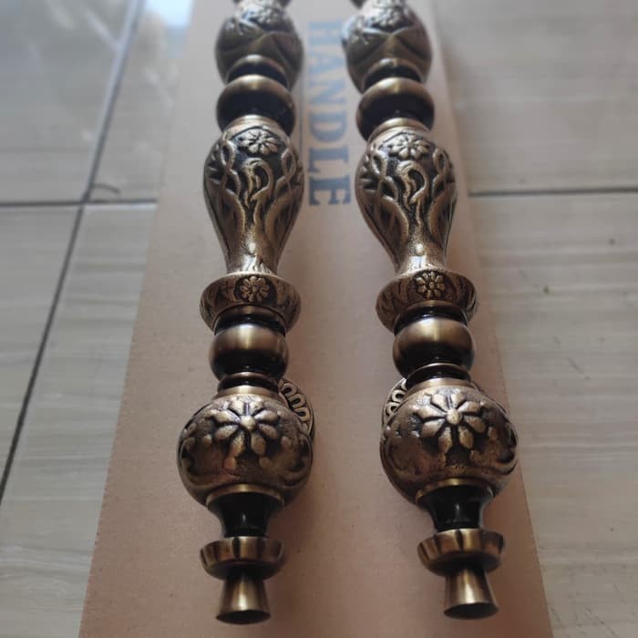 Handle Pintu Kuningan Motif Manggis Asli Kuningan