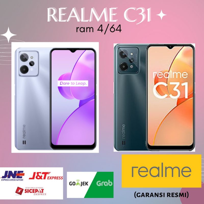 realme c31  ram 4/64 garansi resmi