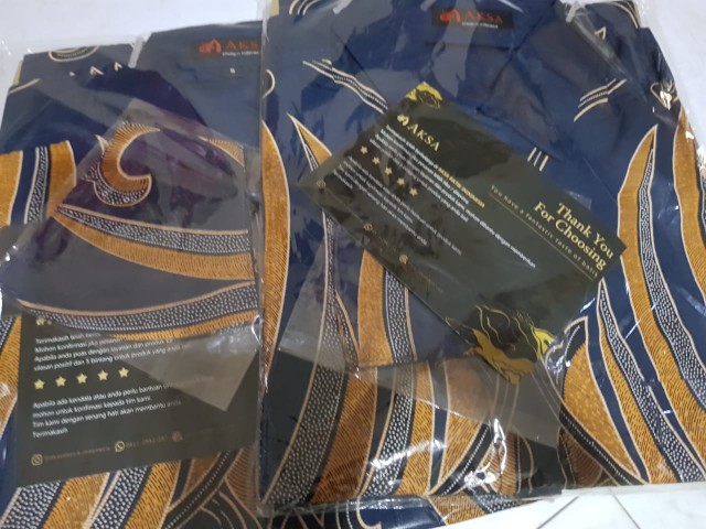 Hem Pendek Aksa Batik Melviano Gracelia