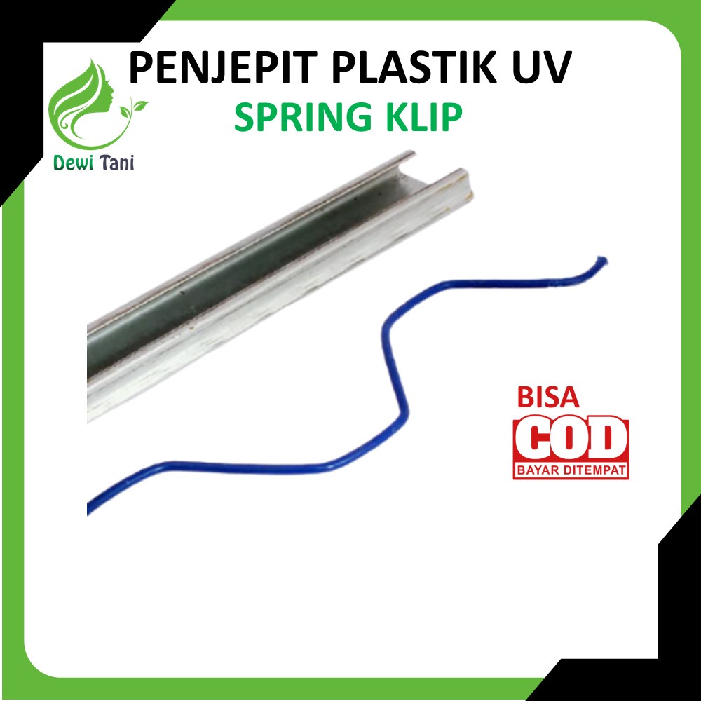 Spring Clip Spring Wire Penjepit Plastik UV Greenhouse 2 m