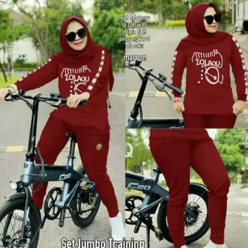 Setelan Baju Training wanita