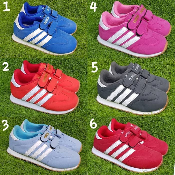 Termurah Adidas Neo Anak size 23 - 32 sepatu pria tanpa tali