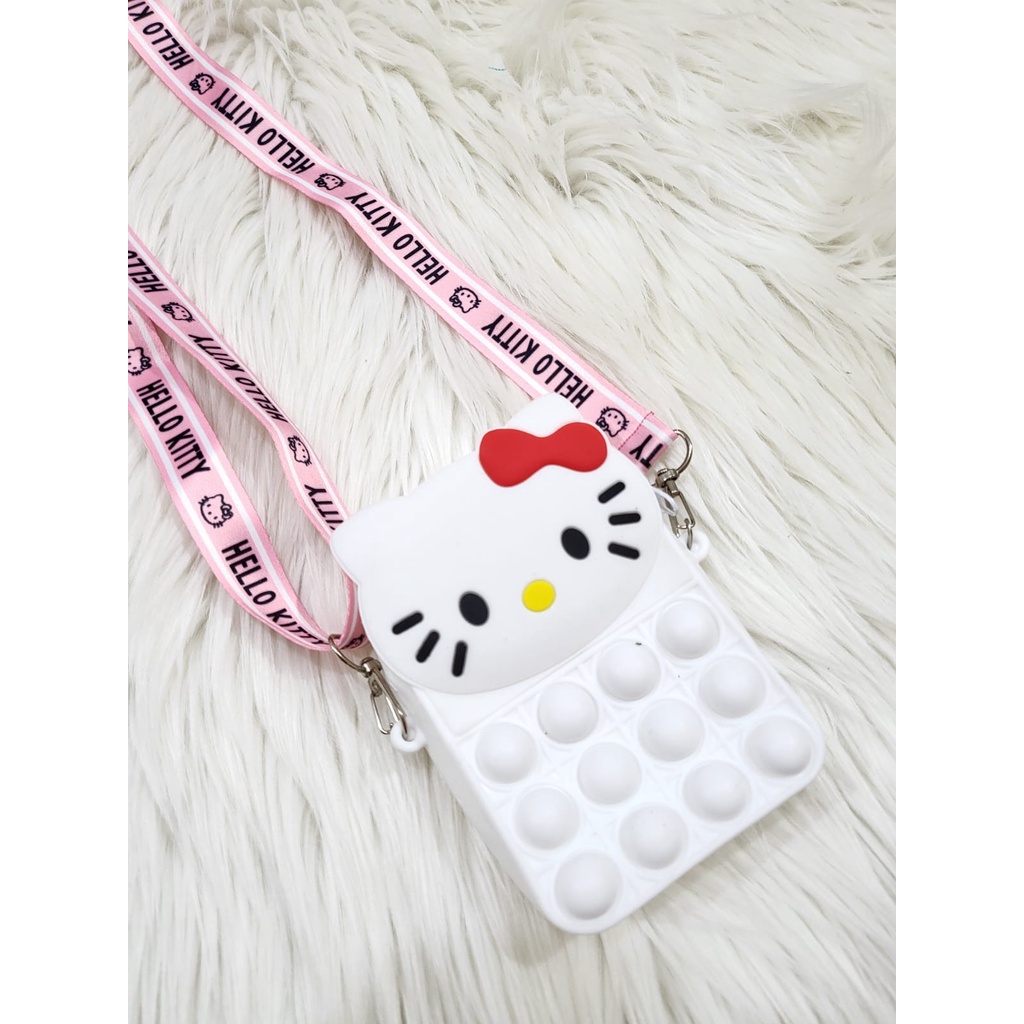 TASHAPPY EL 4405 Tas SELEMPANG Anak Pop it Hello Kitty Gemas Terbaru Talpan Motif supplier tas import