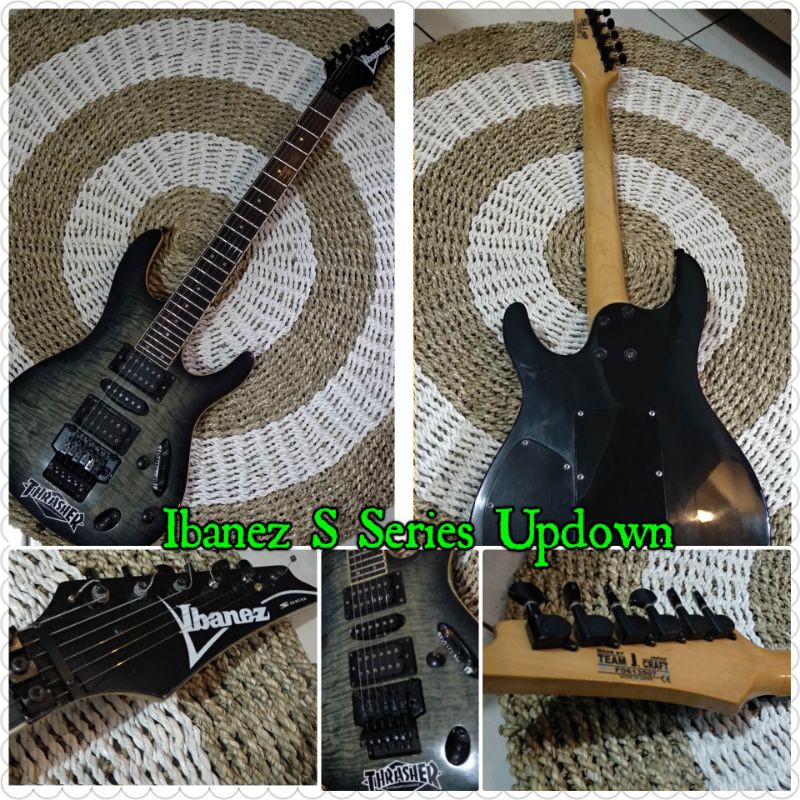Gitar listrik Ibanez S Series custom preloved