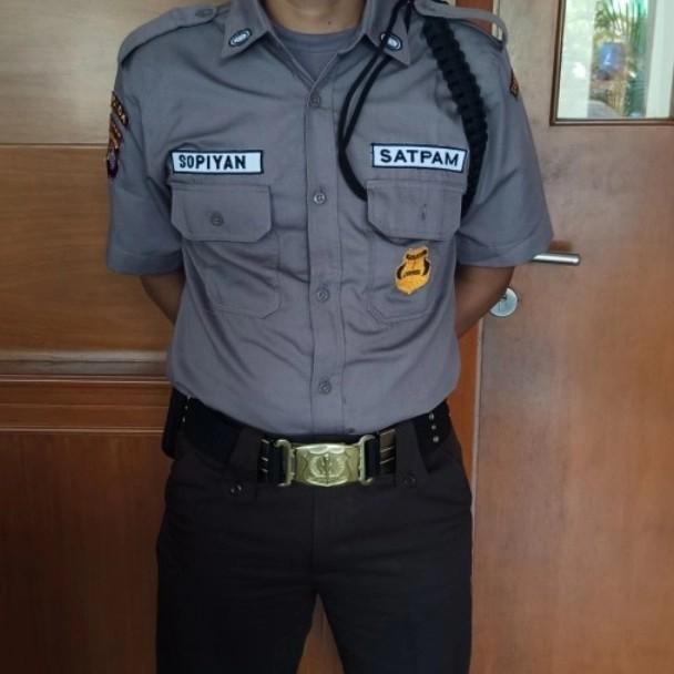 Seragam Seragam Pdh Satpam Security Baru Komplit Full Atribut Lengkap