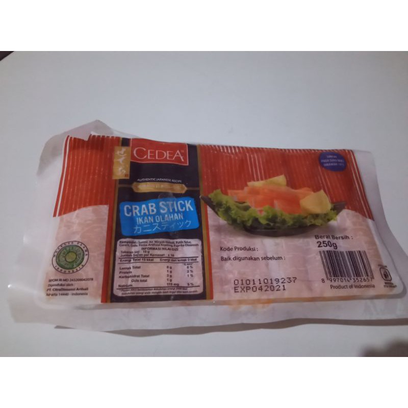 

crab stick 250gr cedea