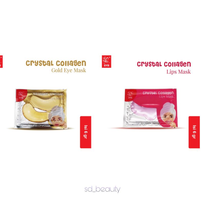 SD_BEAUTY SYB Crystal collagen lip mask eye mask