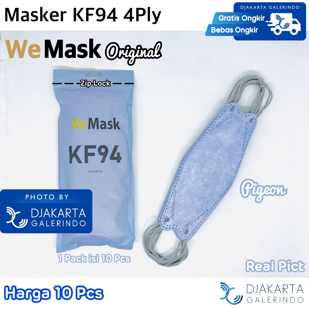 Masker KF94 Wemaze WeMask Original 4Ply - 5Ply isi 10Pcs