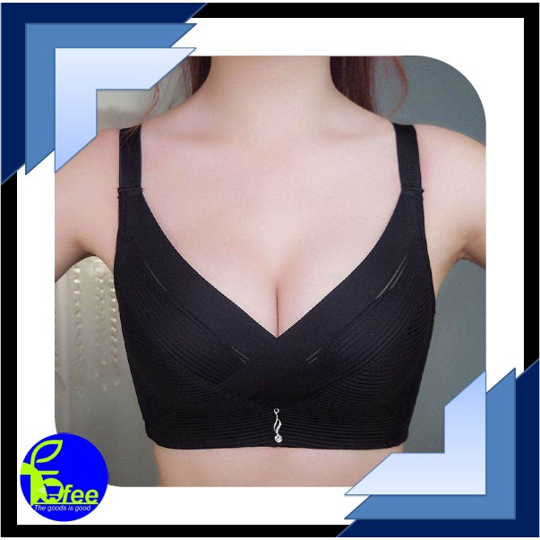 [IMPORT] - B55 Tempat Bentuk Payudara Wanita Bra Push Up Nyaman Pakaian Tanpa kawat Pakaian