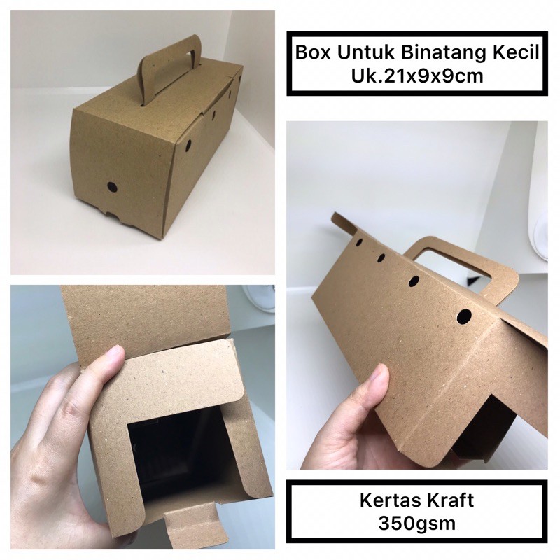 Kotak / Box POLOS untuk Binatang kecil