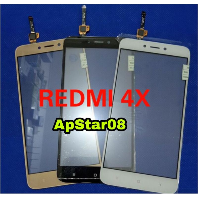 TOUCHSCREEN TC KACA LCD + IC XIAOMI REDMI 4X MI4X MI 4X ORIGINAL PUTIH