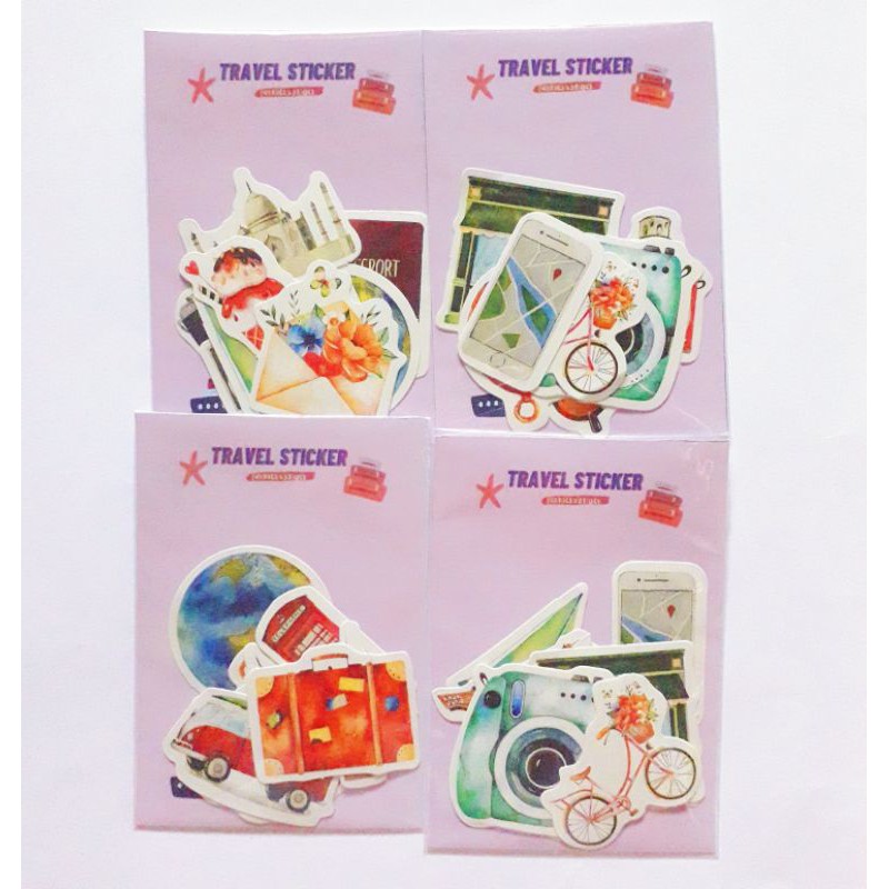 

Mix Sticker Travel (tidak bisa pilih gambar & dikirim random)