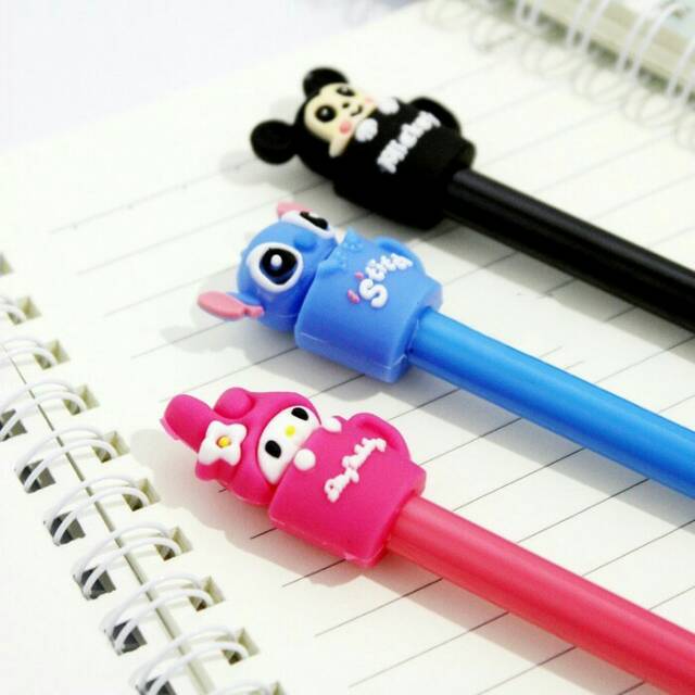 

Pulpen Gel Gelas Kartun 0.5mm