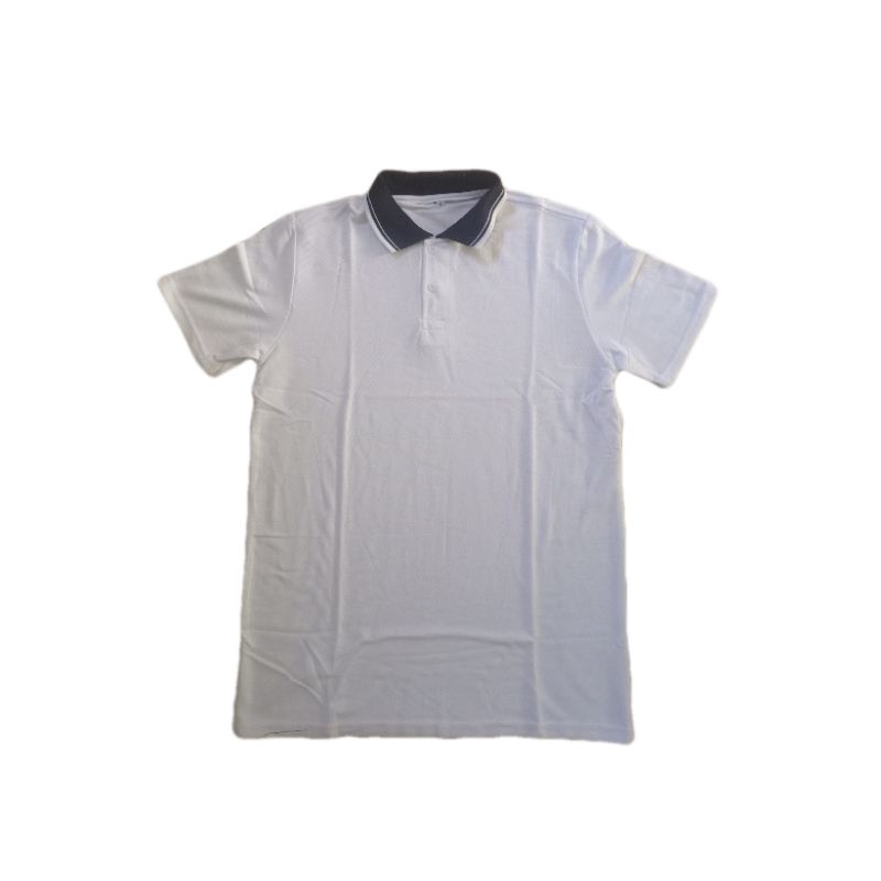 Kaos polo bahan cotton pique cvc