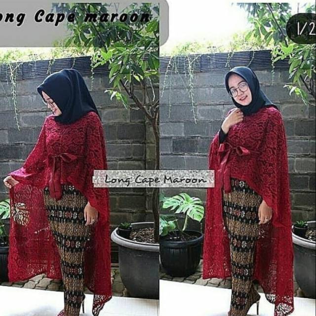 KALONG LONG CAPE BROKAT