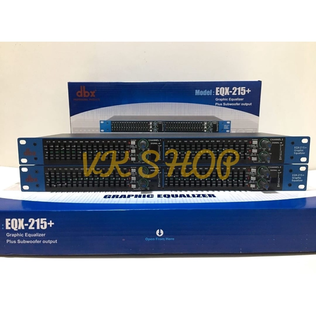 EQUALISER DBX EQX215 PLUS SUBWOOFER DBX EQX 215 DBX EQX 215 GRADE A
