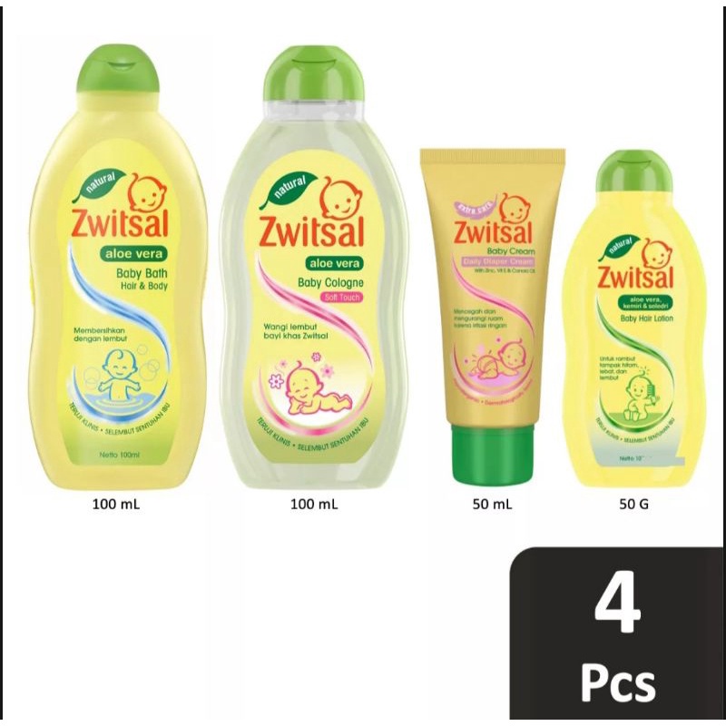 Zwitsal Natural Basic Pack - Set Perawatan Bayi