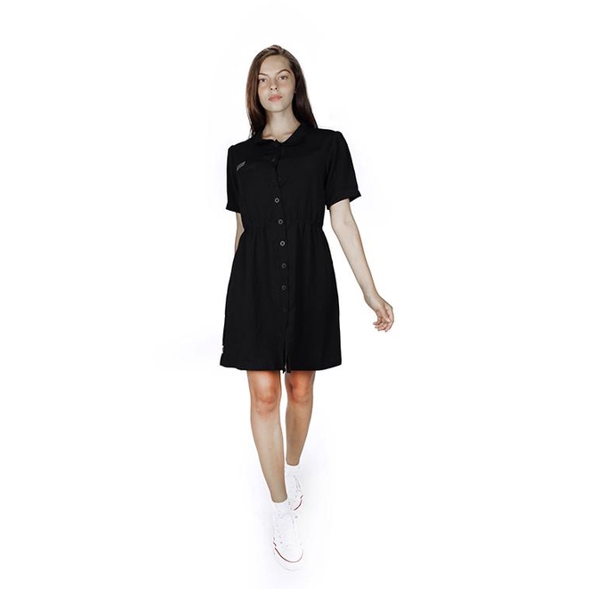 DRESS MINI INSIGHT DRESS MINI HITAM SAFARI MINI DRESS PLANETSURF DRESS WANITA