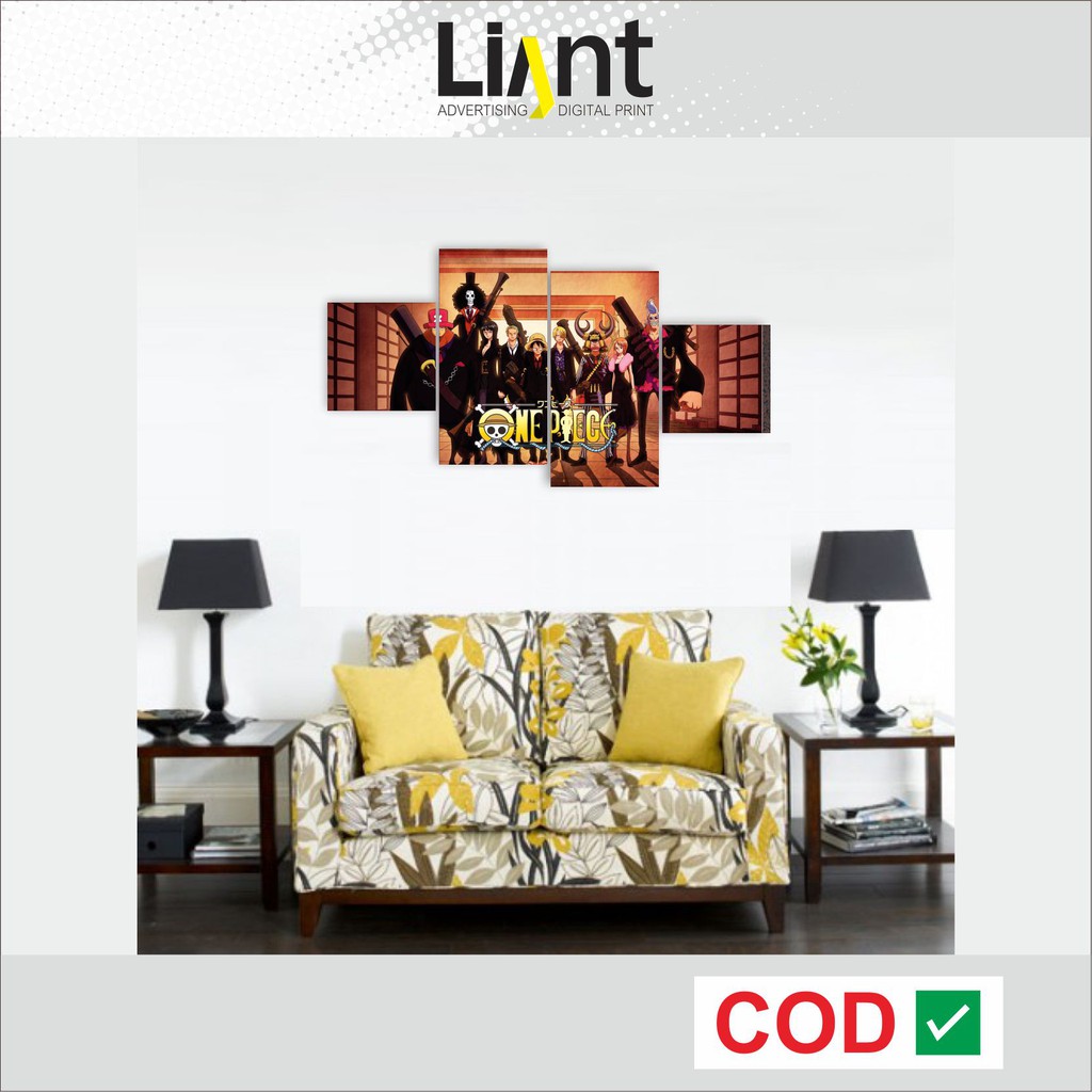 Hiasan Dinding Kamar Pajangan Rumah Anime Wall Decor Dekorasi Anime One Piece