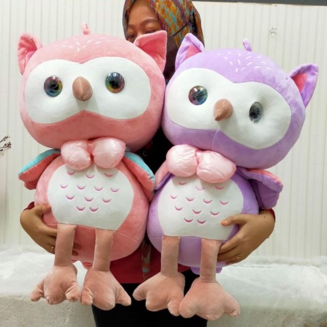 Boneka Burung Hantu Pita Size 21&quot;/65cm/boneka owl/boneka animal/boneka Jumbo/Boneka Besar