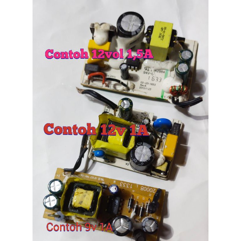 Adaptor telanjang 9/12vol cabutan Ory 1-2Amper