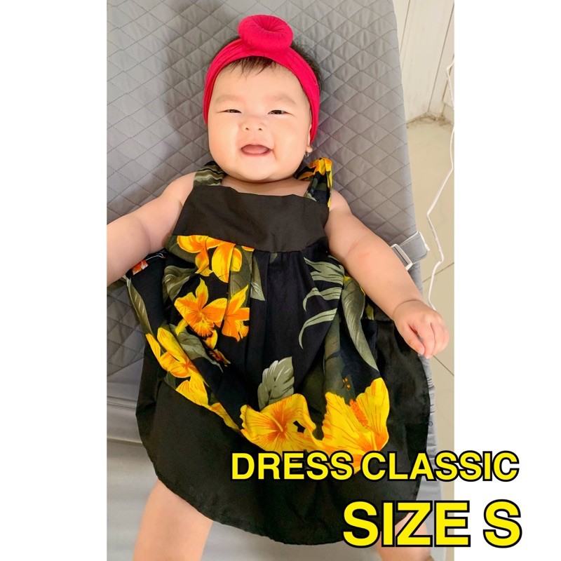 DRESS RAYON TIPE CLASSIC SIZE S / DASTER RUMAH ANAK BAYI PEREMPUAN CEWEK WANITA ROK MURAH TERUSAN