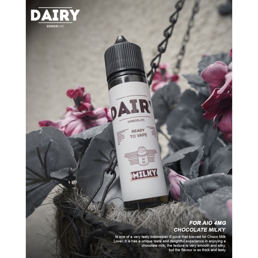 Dairy Milky Chocolate Milk 60ML 4Mg by Ray Vapor Berpita Cukai