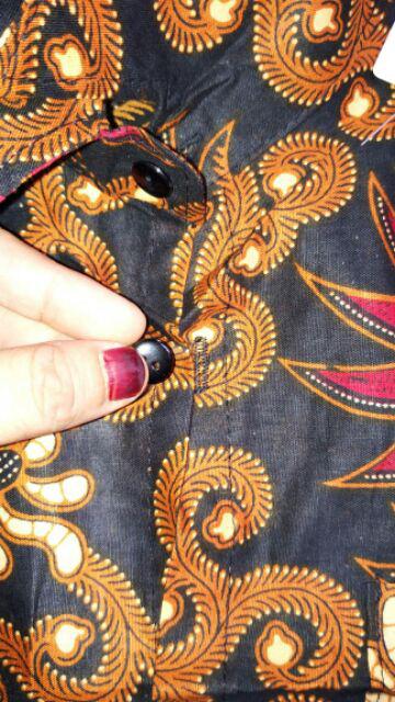 [bisa Cod] Batik Rifa Cfbr034 Baju Batik Couple Family Gamis & Kemeja Lengan Pendek Katun Halus
